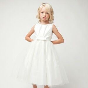 NEW White special occasion SWEET KIDS Holiday Wedding communion dress 18 M